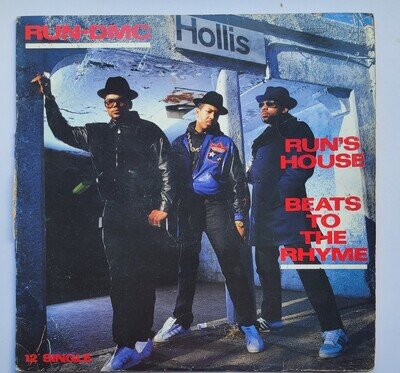 Run-DMC Run's House/Beats to the Rhyme 12" Vinyl Record. 1988 Original Pressing
