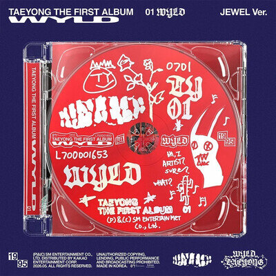 TAEYONG WYLD 1st Album JEWEL CASE Ver/CD+Photo Book+5 Sticker+Card+GIFT OFFICIAL