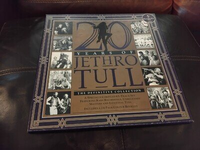 20 YEARS OF JETHRO TULL VINYL 5-LP LIMITED EDITION BOX SET WITH BOOKLET TBOX 1