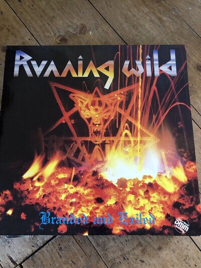Running Wild - Branded and Exiled LP (1985, NOISE, N0030 West German Pressing)