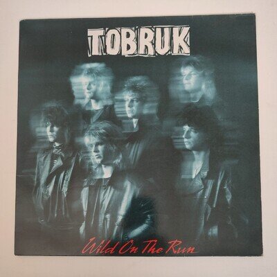 Tobruk - Wild On The Run 12" LP 1985~Parlophone EJ 2402771 1st Pressing~Nr Mint