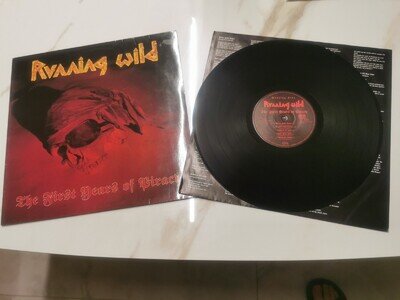 Running Wild the first years of piracy black vinyl LP OG first edition Stormwitc