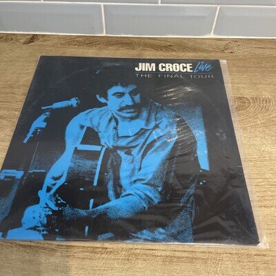 Jim Croce - Jim Croce Live: The Final Tour LP 1990 excellent condition
