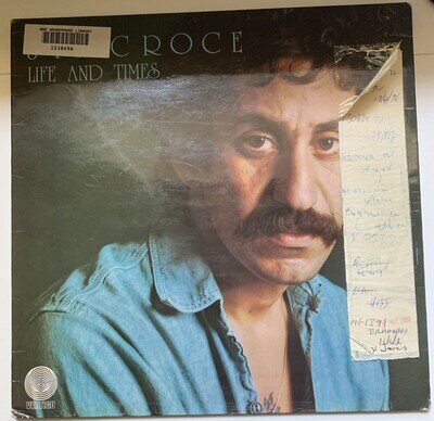 Jim Croce Life And Times 1973 LP Vertigo Rock Album 6360 701 Stereo FOLK VINYL