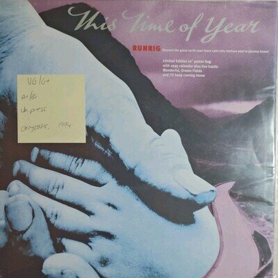 Runrig This Time Of Year Vinyl Record VG/G+ 12CHSP5018 1994