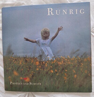 RUNRIG Protect And Survive (1988) UK 7" Vinyl Single CHS 3284