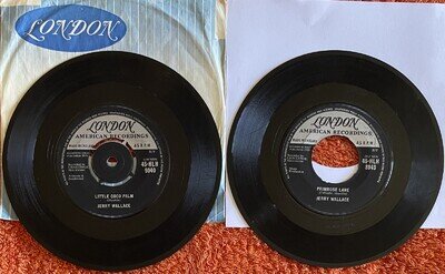 Jerry Wallace - Two 7" Singles - Primrose Lane / Little Coco Palm