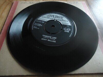 Jerry Wallace Primrose Lane 1959 UK London American 7" single VG+