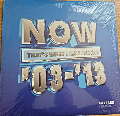 Now That's What I Call 40 Years 2003-2013 Volume 3 [BLUE VINYL] Cover Creased