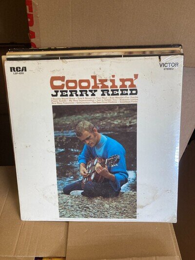 JERRY REED COOKIN, VINYL LP, LSP4293, STILL FACTORY SEALED