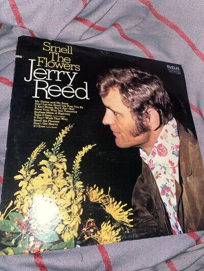 Jerry Reed "Smell The Flowers" 1972 Country LP, VG+, Original RCA #LSP-4660