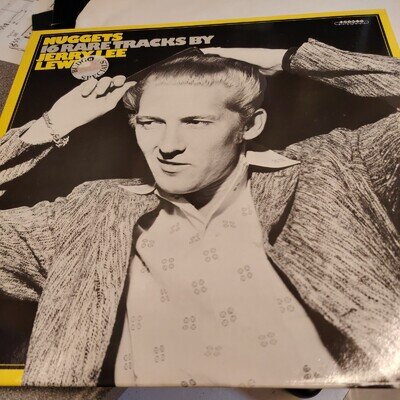 JERRY LEE LEWIS - NUGGETS 16 TRACKS - LP - SUN RARITIES -EX -CHARLEY RECORDS