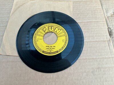 USA 45. Jerry Lee Lewis. Down the Line. Sun.. 288. Original. VG+ /. VG+