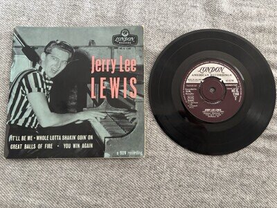 Jerry Lee Lewis – Self Titled 7" EP (1958) London RE-S 1140 Tri-Centre UK FirstP