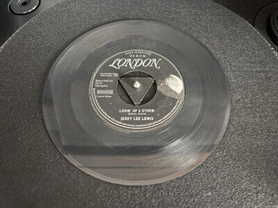 Jerry Lee Lewis Loving’ Up A Storm UK London 7” Vinyl Record VG-