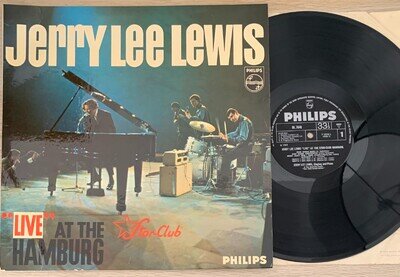 JERRY LEE LEWIS LIVE AT THE STAR CLUB HAMBURG RARE 2ND PRESSING VG+/VG+