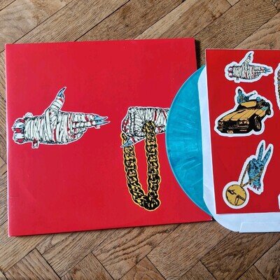Run The Jewels Run The Jewels 2 Teal Double LP Album Vinyl Record - EX/Vg+