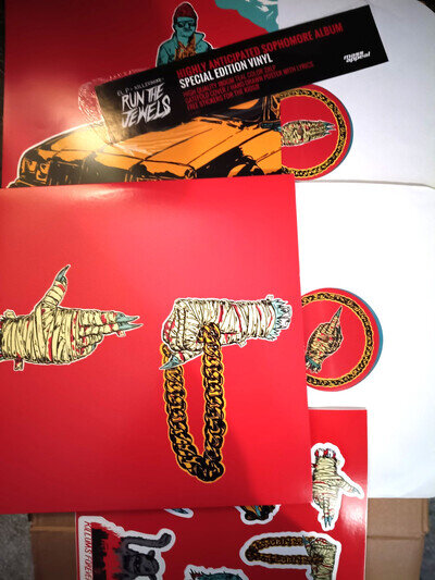 Run The Jewels ‎– Run The Jewels 2- 2*LP teal- all inserts- MSAP0005LP (2014)