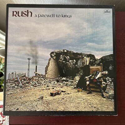 Rush “A Farewell to Kings” 1977 Mercury Label 9100 042 1st Press UK Stereo Ex+