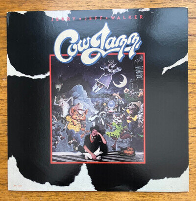 Jerry Jeff Walker - Cowjazz (1982) original US SouthCoast Records LP EX/EX