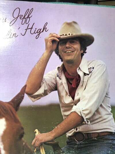 Jerry Jeff Walker Ridin’ High 1975 MCA 2156 gatefold album