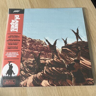 JERRY GOLDSMITH PLANET OF THE APES LTD US G/F 2 LP 2016 VINYL Exc Freepost Uk