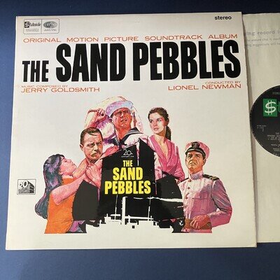 Jerry Goldsmith The SAND PEBBLES UK STEREO LP EX+/NMint