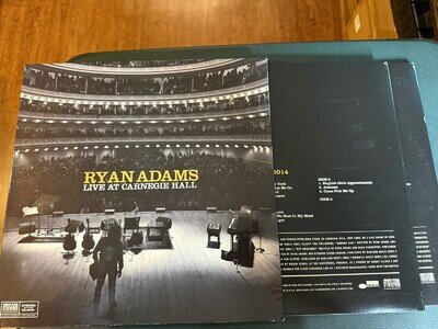 RYAN ADAMS Live At Carnegie Hall 6LP Boxset SEALED 2nd Pressing 180 Gram RARE!