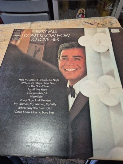 Jerry Vale 'I don't know how to love her' - 12" LP. From private collection.