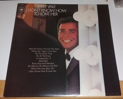 JERRY VALE - I DON'T KNOW HOW TO LOVE HER, 11 TRACKS, 1971 (CBS LP)