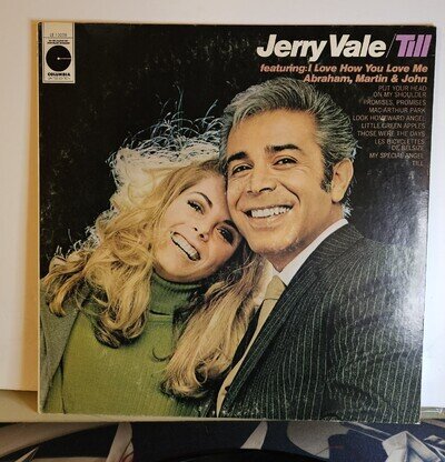 Jerry Vale Till Vinyl Stereo 33 RPM LP Columbia Limited Edition LE Record Music