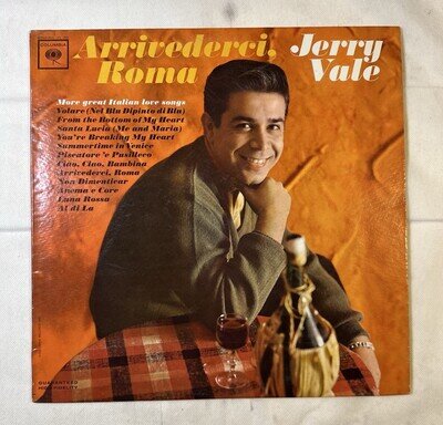 Jerry Vale "Arrivederci, Roma" 1963 Columbia Records Stereo