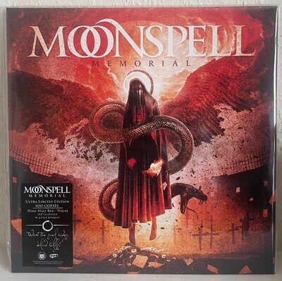 Moonspell ‎– Memorial, 2× Vinyl, Limited to 100 copies, Half Red/White