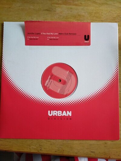 Jennifer Lopez 12" Single PROMO Columbia LC0162 If You Had My Love