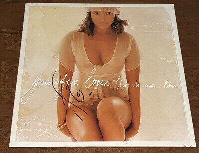 J Lo Jennifer Lopez This Is Me Then Signed Vinyl. Autograph LP Album