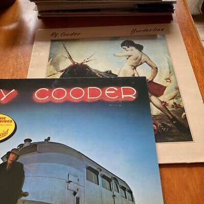 RY COODER RY COODER & BORDERLINE VINYL LPs Both In Very Good Condition