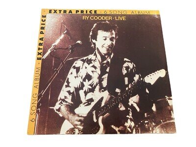 Ry Cooder - Live - Vinyl LP 1982