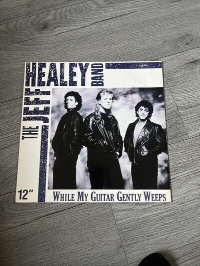 While My Guitar Gently Weeps - Jeff Healey Band - Rare 12’ Vinyl Single