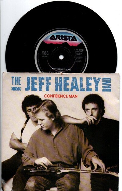 THE JEFF HEALEY BAND - CONFIDENCE MAN (1988 7" vinyl single)