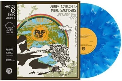 Jerry Garcia & Merl Saunders - Heads & Tails Vol. 1 [New Vinyl LP] Blue, Colored