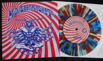 MONSTER MAGNET - Evil - 1992 Multi-Colour Vinyl 7" in Pic Sleeve, Near Mint