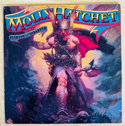 Molly Hatchet Flirtin With Disaster LP Vinyl 1979 Epic EPC 83791 Southern Rock