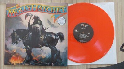 MOLLY HATCHET DEBUT, 2013 GERMAN REISSUE ON ORANGE VINYL, 180gm,DANNY JOE BROWN