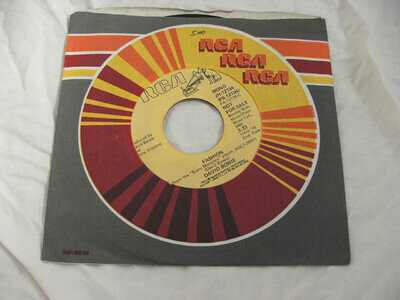 DAVID BOWIE FASHION ORIGINAL USA DEMO/PROMO STEREO VERSION & MONO VERSION