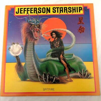 Jefferson Starship "Spitfire" Vinyl LP + plastic outer sleeve