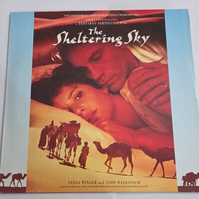 Exc/ Vg+ Ryuichi Sakamoto The Sheltering Sky soundtrack Virgin Vinyl LP