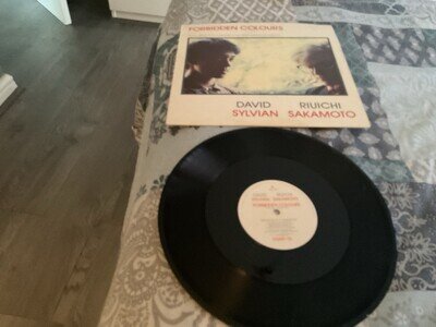 David Sylvian, Ryuichi Sakamoto - Forbidden Colours 1983 UK Vinyl 12" Excellent