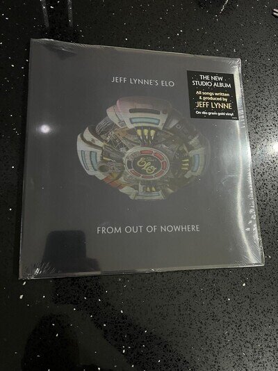 JEFF LYNNE’S ELO - From Out Of Nowhere - Lenticular Sleeve GOLD VINYL LP - NEW