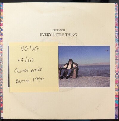 Jeff Lynne Every Little Thing Vinyl Record VG/VG W9799 1990