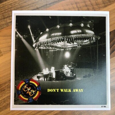 ELO Don't Walk Away Jeff Lynne 45 7" Vinyl Single record with unique Sleeve